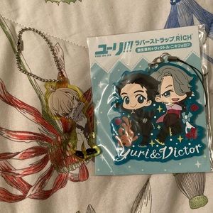 Yuri!!! on ICE Anime Keychain Phone Charms